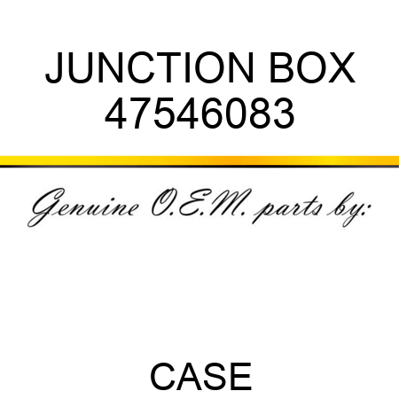 JUNCTION BOX 47546083