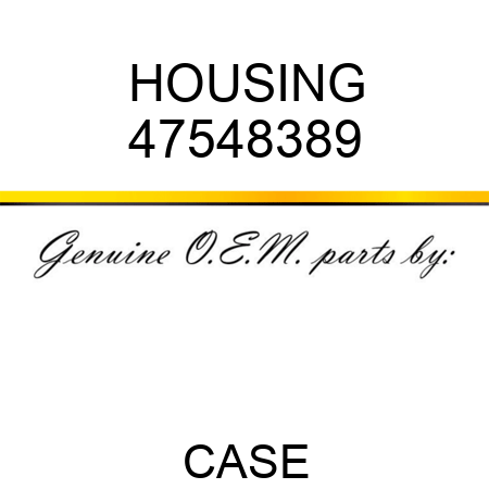HOUSING 47548389