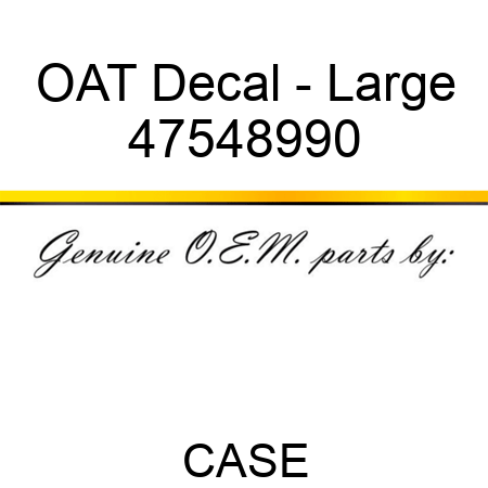 OAT Decal - Large 47548990