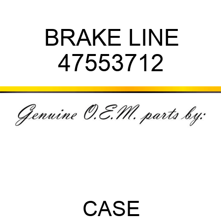 BRAKE LINE 47553712