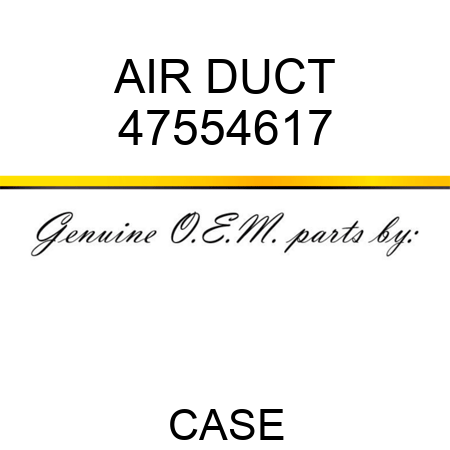 AIR DUCT 47554617