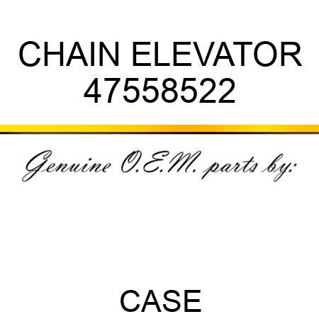 CHAIN, ELEVATOR 47558522