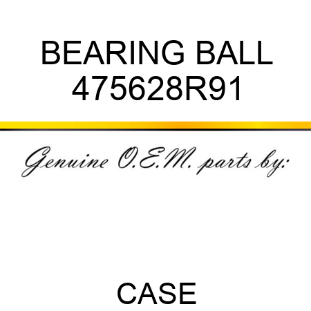BEARING, BALL 475628R91
