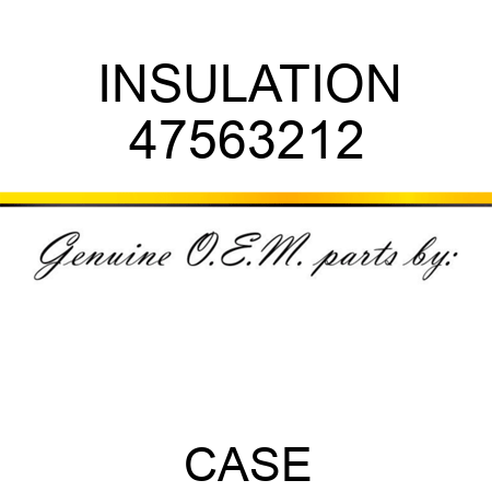 INSULATION 47563212