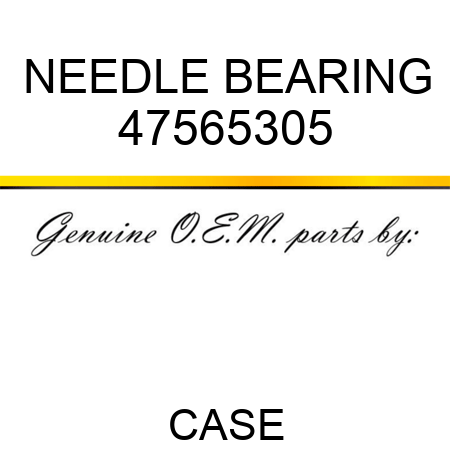 NEEDLE BEARING 47565305