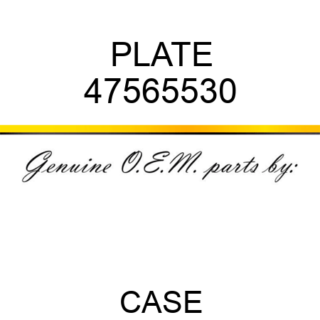 PLATE 47565530