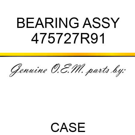 BEARING ASSY 475727R91