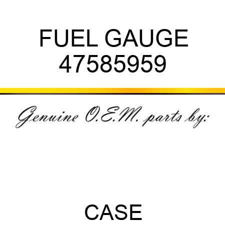 FUEL GAUGE 47585959