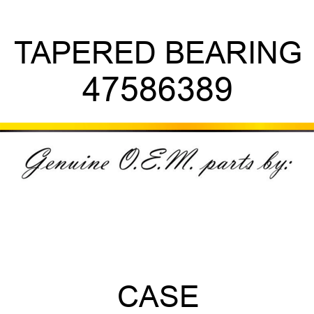 TAPERED BEARING 47586389