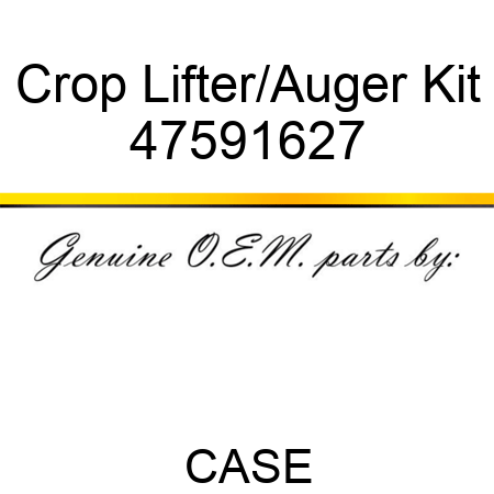 Crop Lifter/Auger Kit 47591627