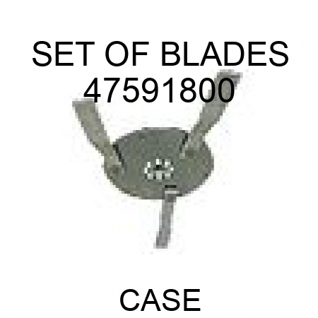 SET OF BLADES 47591800