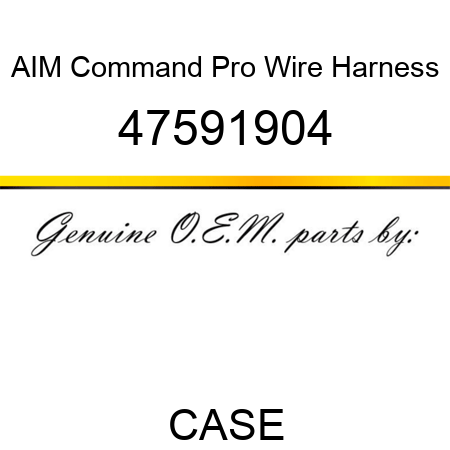 AIM Command Pro Wire Harness 47591904