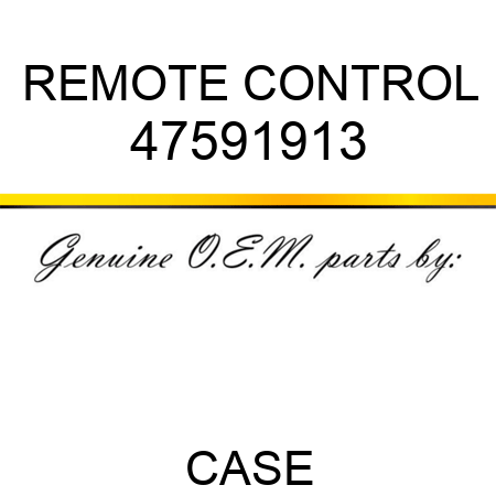 REMOTE CONTROL 47591913