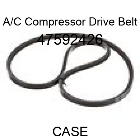 A/C Compressor Drive Belt 47592426