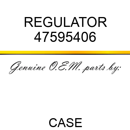 REGULATOR 47595406