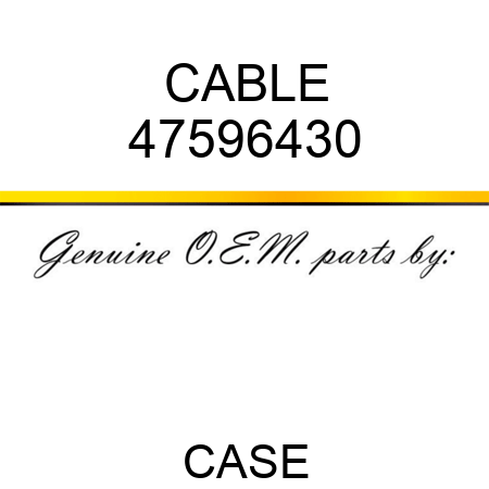 CABLE 47596430