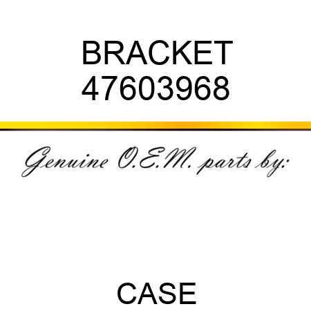 BRACKET 47603968