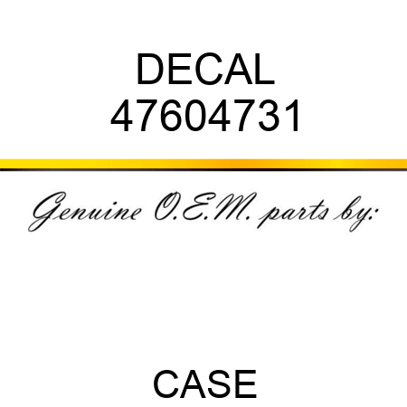 DECAL 47604731