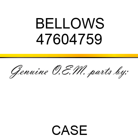 BELLOWS 47604759
