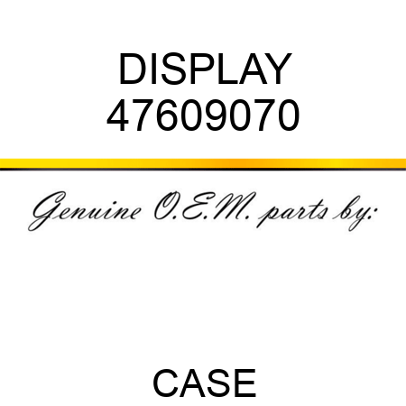 DISPLAY 47609070
