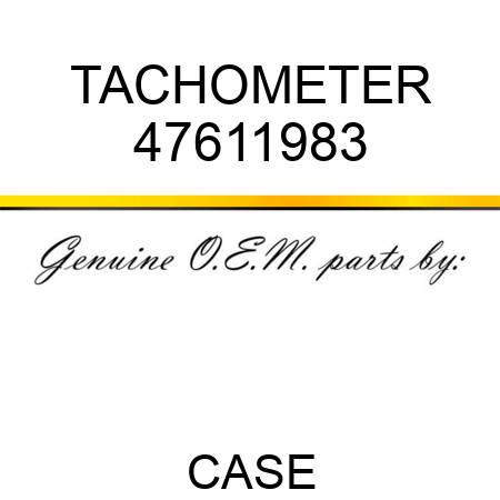 TACHOMETER 47611983