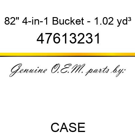 82" 4-in-1 Bucket - 1.02 yd³ 47613231