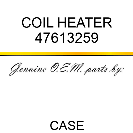 COIL, HEATER 47613259