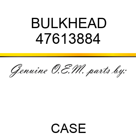 BULKHEAD 47613884