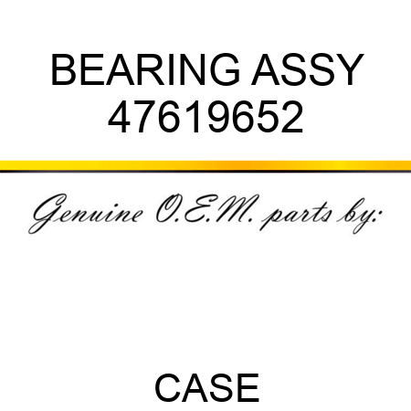 BEARING ASSY 47619652
