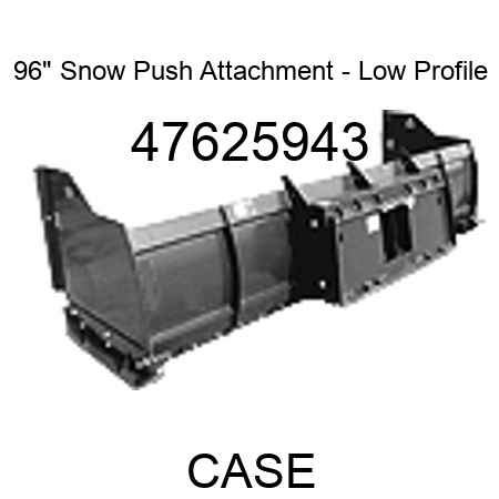 96" Snow Push Attachment - Low Profile 47625943