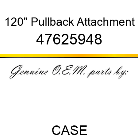 120" Pullback Attachment 47625948
