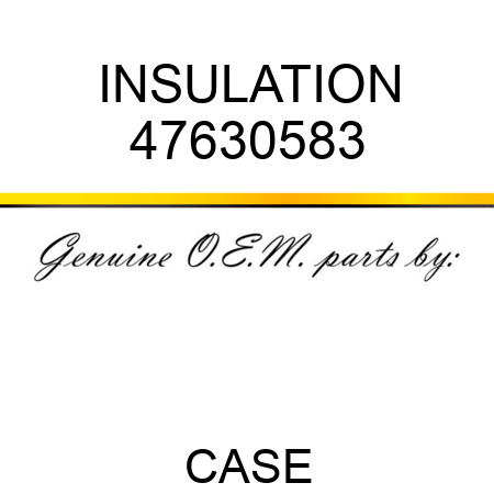 INSULATION 47630583