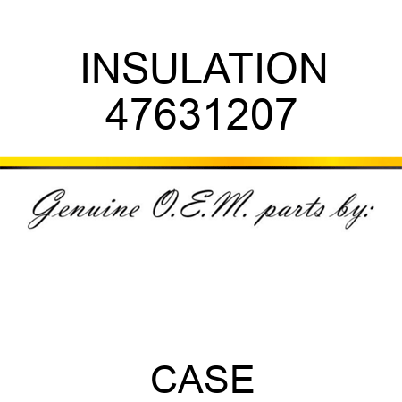 INSULATION 47631207