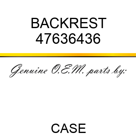 BACKREST 47636436
