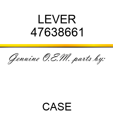 LEVER 47638661