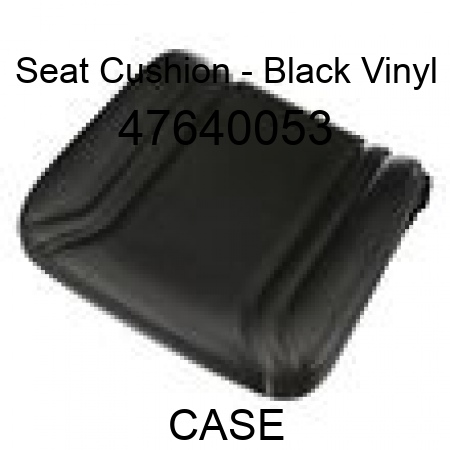 Seat Cushion - Black Vinyl 47640053