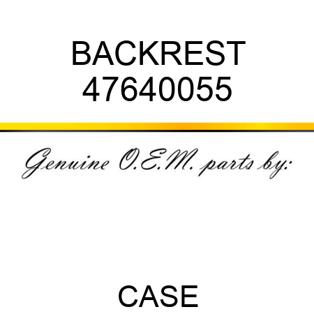 BACKREST 47640055