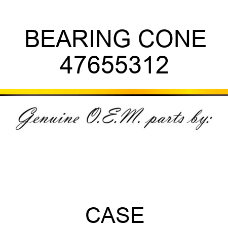 BEARING, CONE 47655312