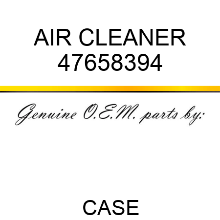 AIR CLEANER 47658394