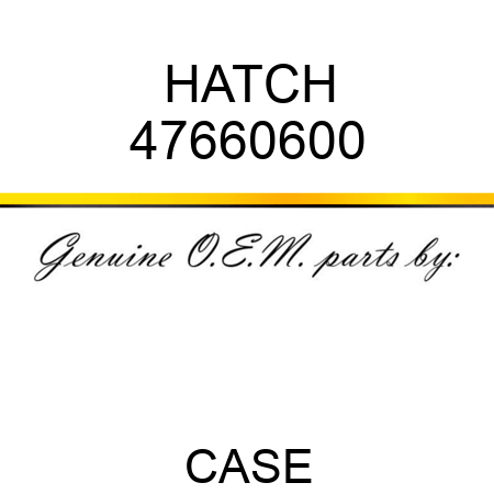 HATCH 47660600