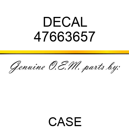 DECAL 47663657