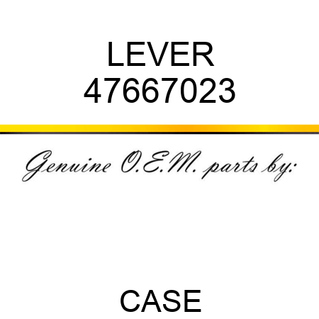 LEVER 47667023