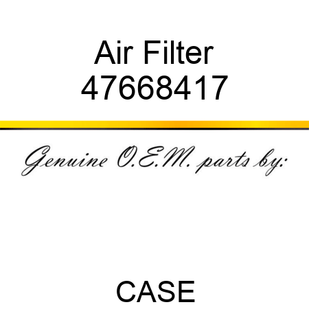 Air Filter 47668417