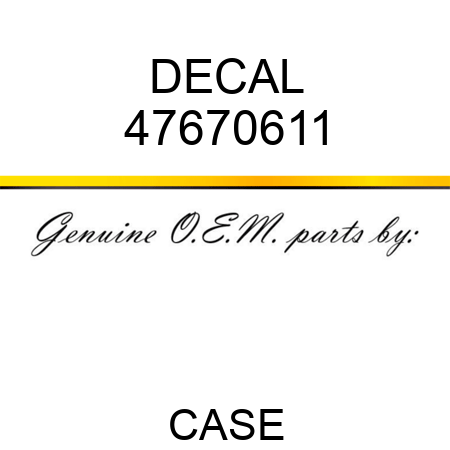 DECAL 47670611