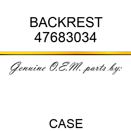 BACKREST 47683034