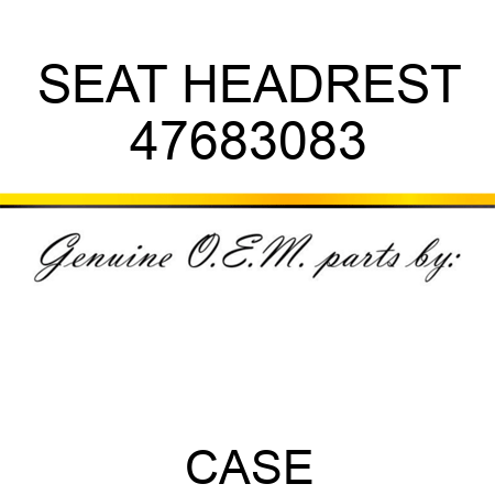 SEAT HEADREST 47683083