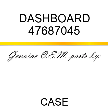 DASHBOARD 47687045