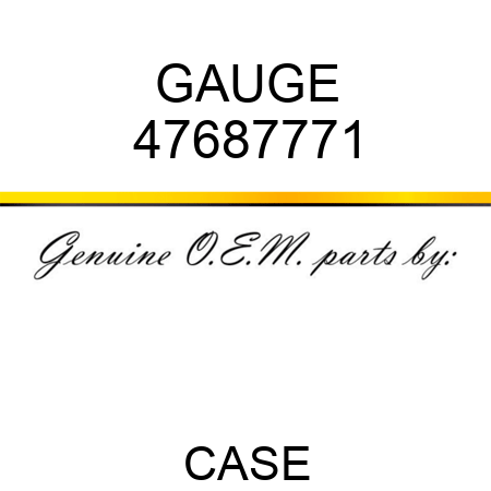 GAUGE 47687771