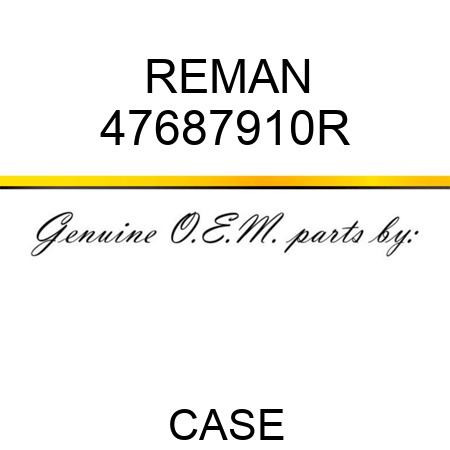 REMAN 47687910R