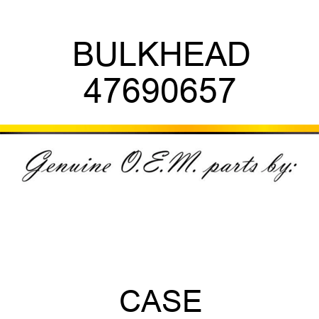 BULKHEAD 47690657